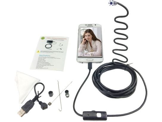 Xrec endoskop/kamera för Android USB 5 m, 5,5 mm