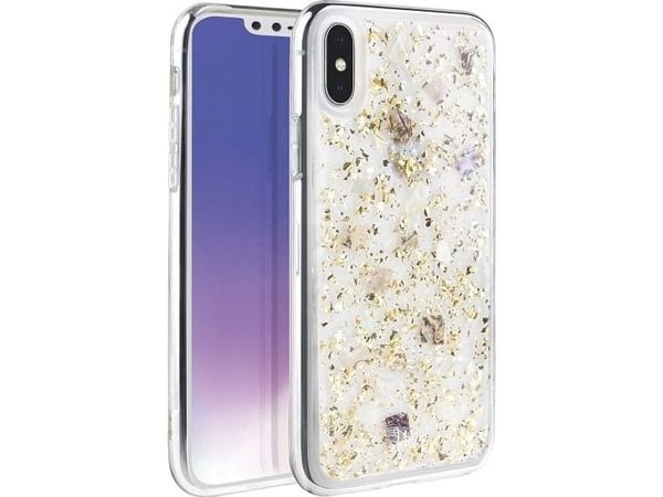 UNIQ deklas Lumence Clear til iPhone Xs Max gul UNIQ deklas Lumence Clear til iPhone Xs Max gul