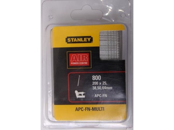 Stanley spikstifter sett 25/38/50/64 mm 800 stk APCFNMUL