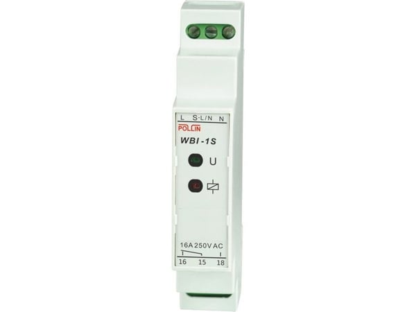 POLLIN Universal bistabiili rele 1P 16A 230V TH35 (WBI-1S)