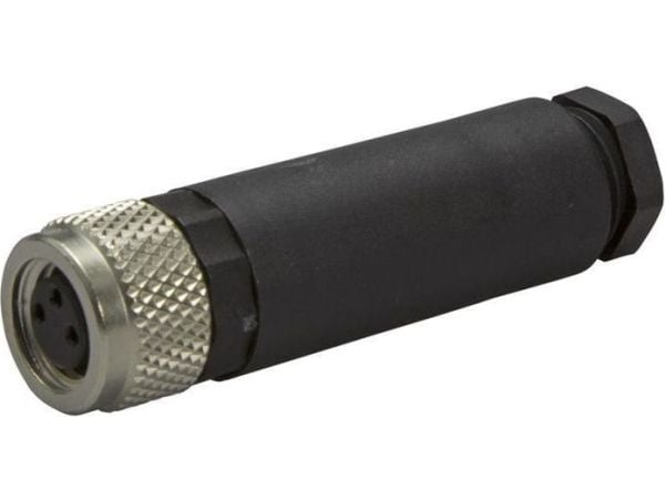 Phoenix 1506888, M8, Sort, Polybutylentereftalat (PBT), 26/20, IP67, 48-60 V
