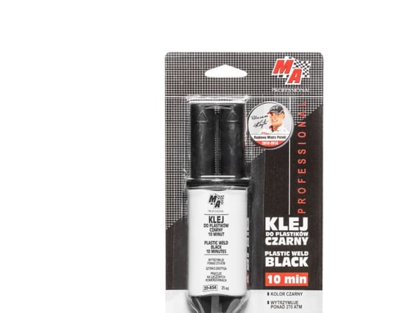 Permatex lim for plastsveising 10 min svart 25 ml - 20-A54