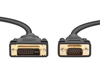 PremiumCord KPDVI1A2, 2 m, DVI, VGA (D-Sub), Hankjønn, Hankjønn, Rett