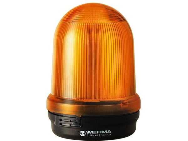 Werma 826.300.00, Keltainen, Polykarbonaatti (PC), -20 - 50 °C, IP65, 12 - 230 V, 9,8 cm