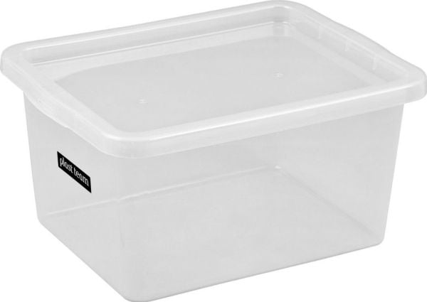 Plast Team Basic förvaringsbox 18 l 2296 transparent