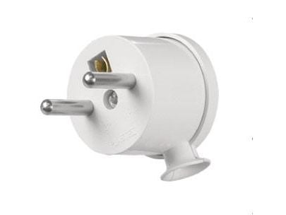 Kulmapistoke MINI z/u 16A 250V irrotettava valkoinen WT-15/White