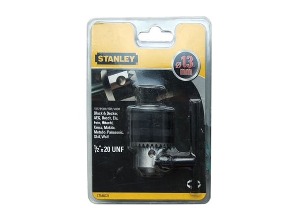 Stanley Keyed borechuck 13mm med nøkkel STA66321
