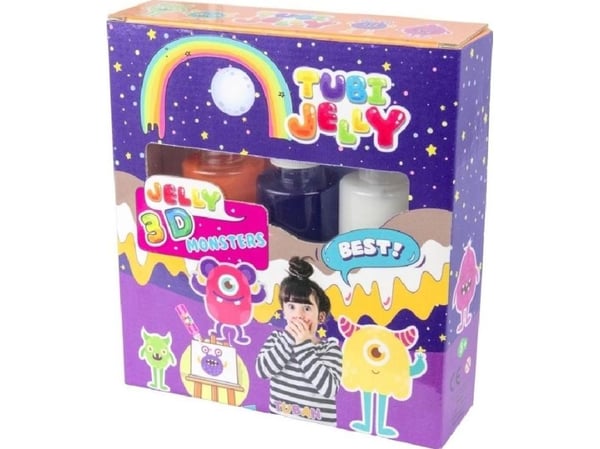 Tuban 3-färgs Tubi Jelly-set - Monstrai (TU3318)