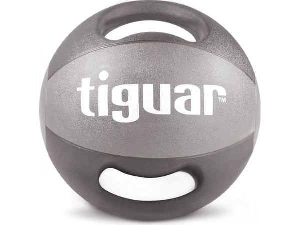 Tiguar medisinball med håndtak grå 8 kg