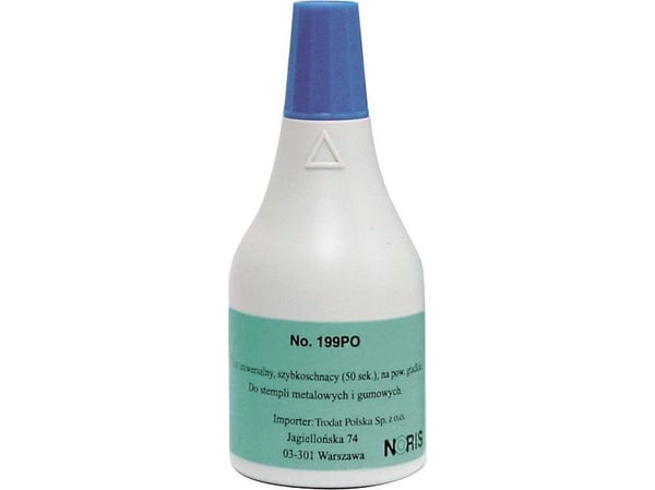 Noris stempelfarge til stempel 50 ml blå (NO199PONI)