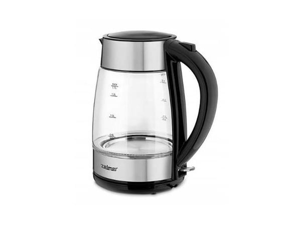 Zelmer ZCK8011, 1,7 L, 2200 W, Svart, Rustfritt stål, Glass, Vannmåler, Overopphetingsbeskyttelse