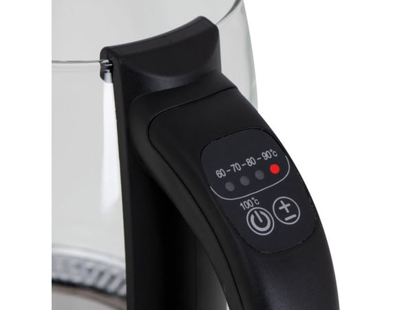 Camry Premium CR 1290, 1,7 l, 2000 W, Svart, Transparent, Vattennivå indikator