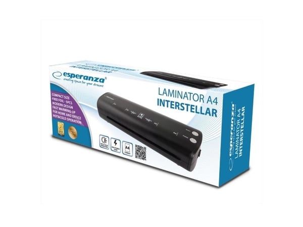Esperanza Interstellar - Laminator - kall-/värmelaminator - påse - 23.8 cm