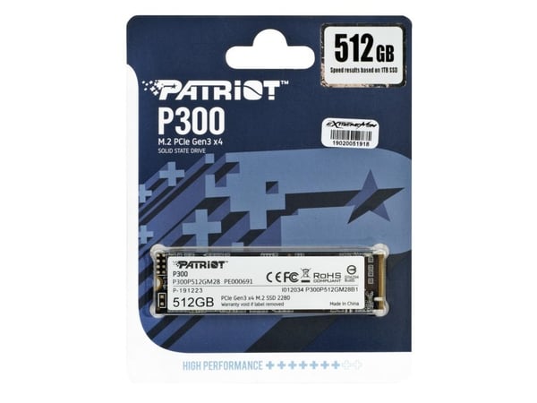 Patriot Memory P300P512GM28, 512 GB, M.2