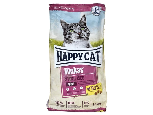 Happy Cat Minkas Sterilised, Voksen, 1,5 kg