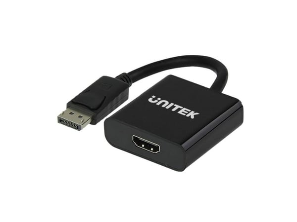 Unitek - Video adapter - DisplayPort hann til HDMI hunn