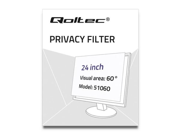 Qoltec 51061, 61 cm (24"), 16:10, Näyttö, Heijastuksen estävä