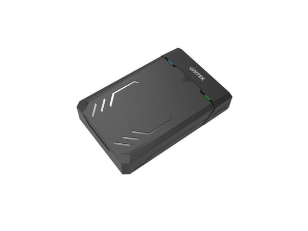 UNITEK Y-3035, HDD/SSD-kabinett, 2.5/3.5", SATA, Serial ATA II, Serial ATA III, 6 Gbit/s, USB-tilkobling, Svart