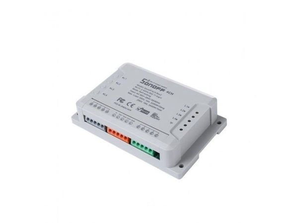 Sonoff 4-kanals WiFi-smartrelä 230VAC 2200W