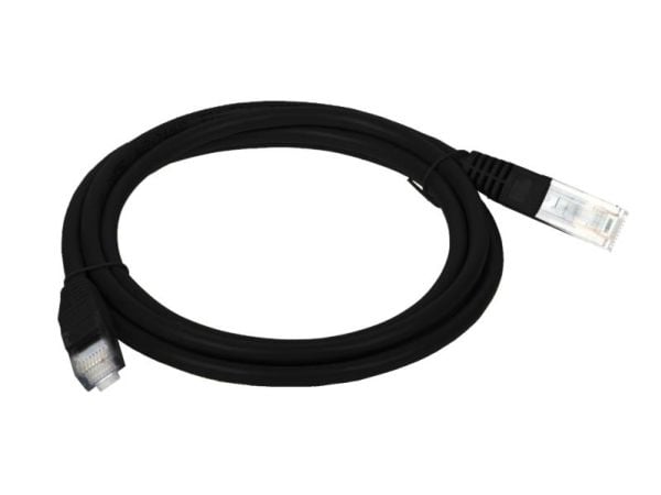 ALANTEC - Koblingskabel - RJ-45 (hann) til RJ-45 (hann) - 50 cm - UTP - CAT 5e - flertrådet - svart