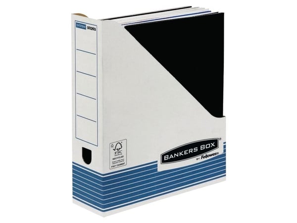 Bankers Box - Bladfil - for A4 (210 x 297 mm) - hvit, blå