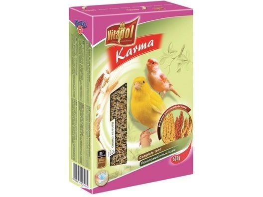 Vitapol zvp-2501, Siemenet, 500 g, Kanarianpunainen, A-vitamiini, B-vitamiini, C-vitamiini