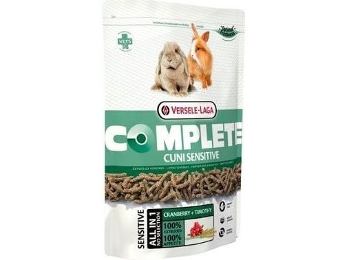 Versele-Laga Cuni Sensitive Complete, Matbit, 500 g, Kanin, 13%, 2,5%, 20%