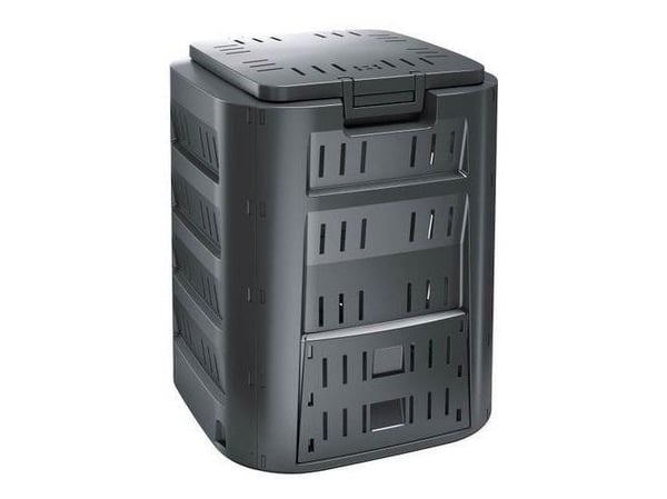 PROSPERPLAST kompostkvarn 220 l JUODA COMPOGREEN WOODY