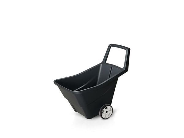 Prosperplast Load&go III, Manual wheelbarrow, 2 hjul, Solide hjul, Plast, Sort, 95 l