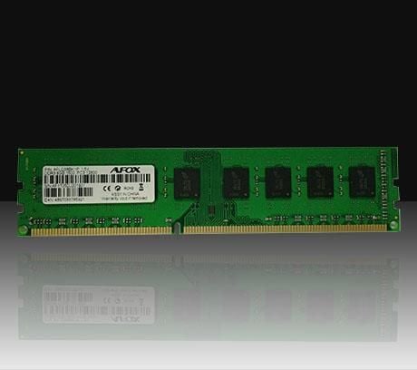 AFOX DDR3 8G 1333 UDIMM, 8 GB, 1 x 8 GB, DDR3, 1333 MHz, 240-pin DIMM, Grønn
