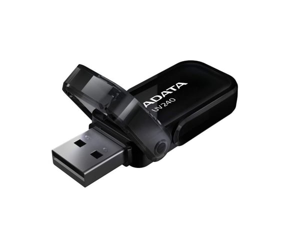 ADATA UV240 - USB flash-enhet - 32 GB - USB 2.0 - svart
