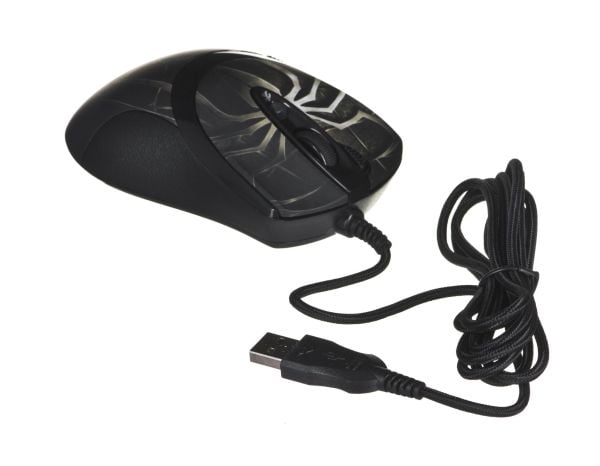 A4Tech EVO XGame Laser Oscar X747 Brown Fire - Mus - laser - 7 knappar - kabelansluten - USB