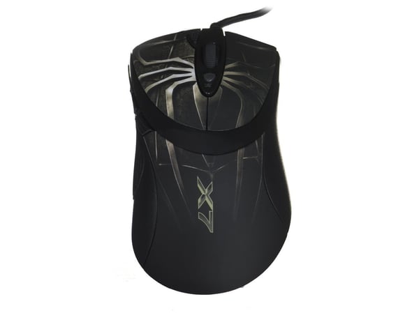 A4Tech EVO XGame Laser Oscar X747 Brown Fire - Mus - laser - 7 knappar - kabelansluten - USB