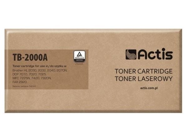 Actis TB-2000A, 2500 sivua, Musta, 1 kpl