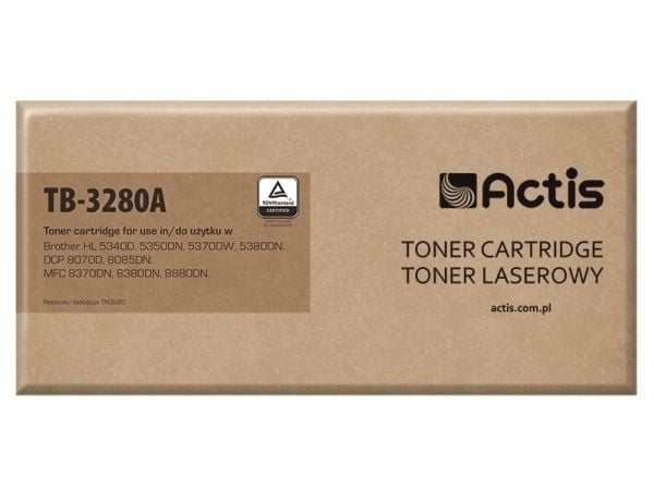 Actis TB-3280A, 8000 sivua, Musta, 1 kpl