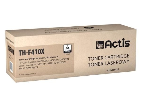 Actis Tonerpatron TH-F410X (erstatning HP 410X CF410X; Standard; 6500 sider; sort)