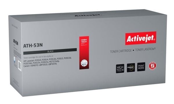 Activejet ATH-53N, 3500 sider, Sort, 1 stykker