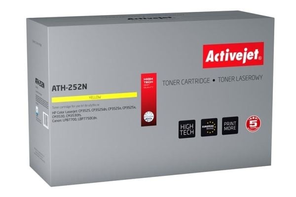 Activejet keltainen korvaava väriaine 504A (ATH252N)