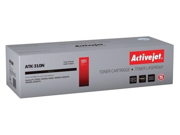 Activejet Tonerpatron ATK-310N (Kyocera erstatning TK-310; Supreme; 12000 sider; sort)