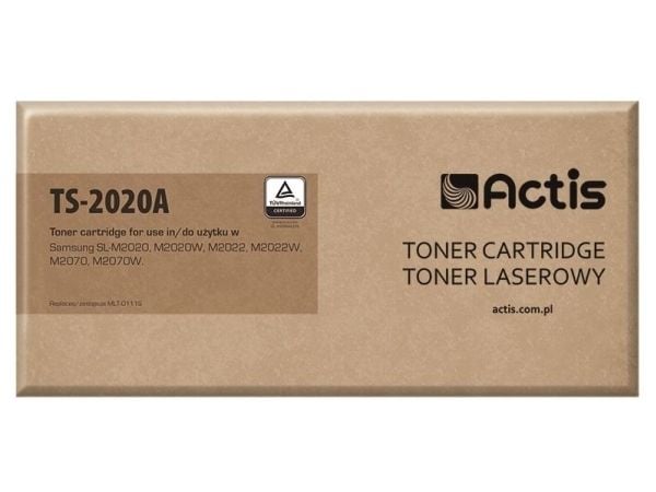 Actis TS-2020A, 1000 sivua, Musta, 1 kpl