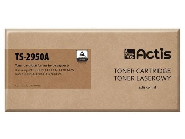 Actis TS-2950A, 2500 sivua, Musta, 1 kpl