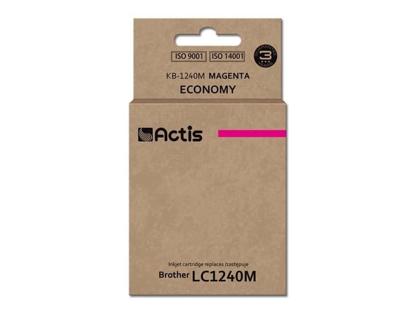 Actis KB-1240M, Standard utskriftsproduksjon, Fargestoffbasert blekk, 19 ml, 1 stykker, Enkeltpakke