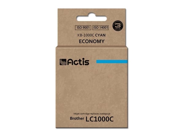 Actis KB-1000C, Standard utskriftsproduksjon, Fargestoffbasert blekk, 36 ml, 1 stykker, Enkeltpakke