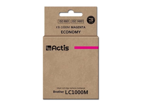 Actis KB-1000M, Standard utskriftsproduksjon, Fargestoffbasert blekk, 36 ml, 1 stykker, Enkeltpakke
