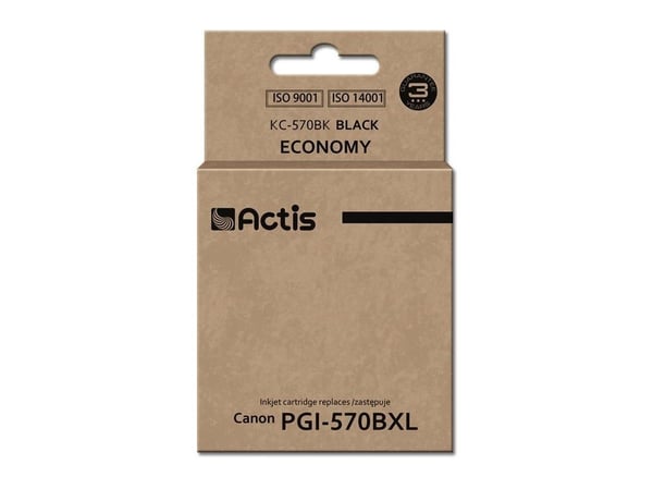 Actis cartridge KC-570Bk replacement Canon PGI-570Bk Standard 22 ml - Kompatibel - Tintenpatrone, Standard utskriftsproduksjon, Pigmentbasert blekk...