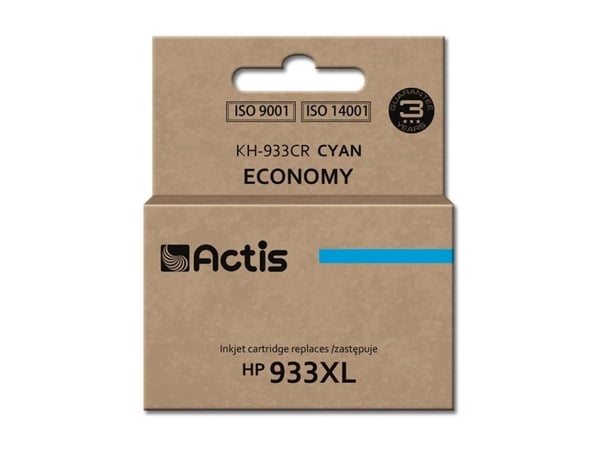 Actis KH-933CR muste (korvaava HP 933XL CN054AE; Standard; 13 ml; sininen)
