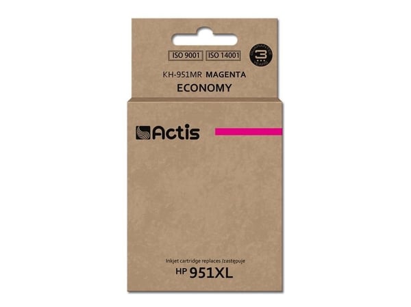 Actis KH-951MR muste (korvaava HP 951XL CN047AE; Standard; 25 ml; punainen)
