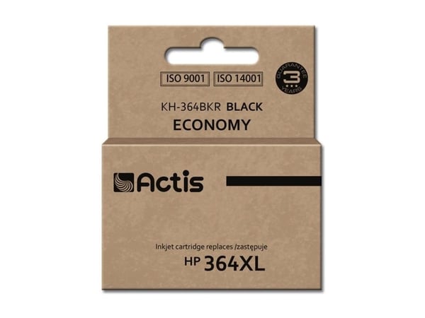 Actis KH-364BKR, Standard utskriftsproduksjon, Pigmentbasert blekk, 20 ml, 550 sider, 1 stykker, Enkeltpakke