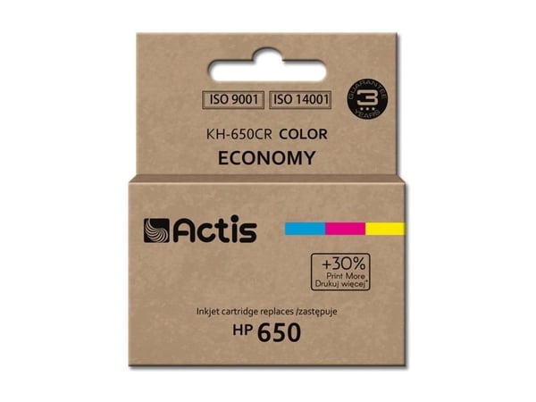 Actis KH-650CR, Standard utskriftsproduksjon, Fargestoffbasert blekk, 18 ml, 1 stykker, Enkeltpakke