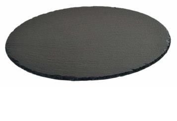 Kesper 38112, Skiferplate, Sort, Rund, 35,5 cm, 7 mm, 1 stykker